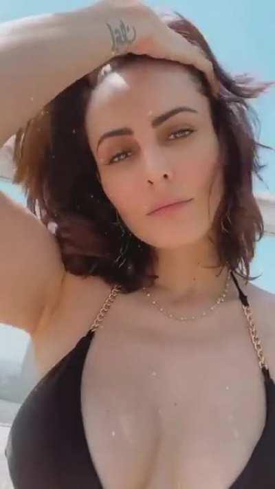 Mandana Karimi bikini tease