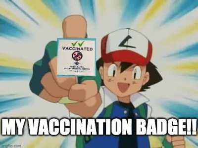 I got... my vaccination badge!!