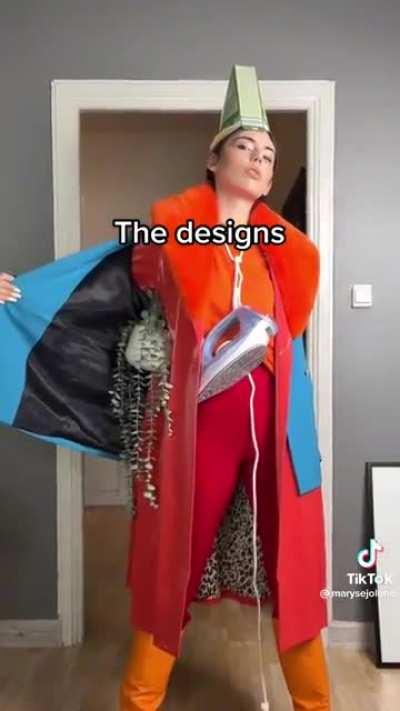 The designer and their designs