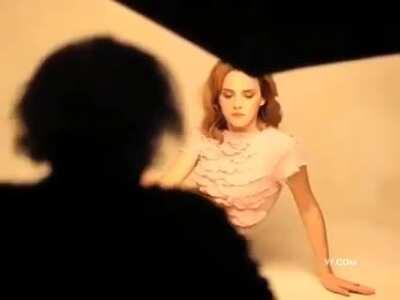 Emma Watson BTS Vanity Fair Photoshoot