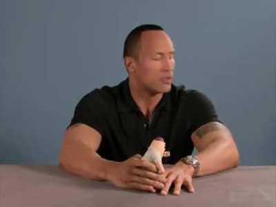 Dwayne the rock Johnson smashing Lois