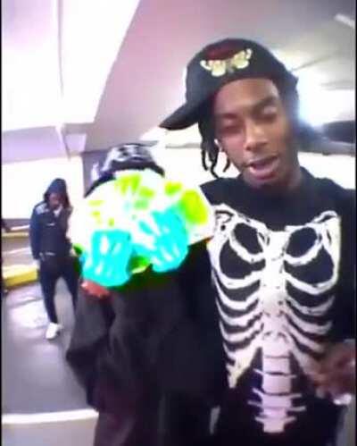 Playboi carti hot sale skeleton shirt