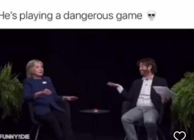 Zach Galifianakis Interview With Hillary Clinton Talk About Trump