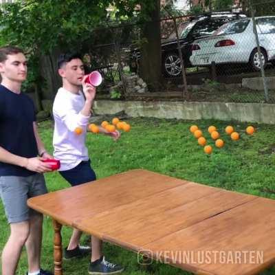 Beer Pong in a Parallel Universe