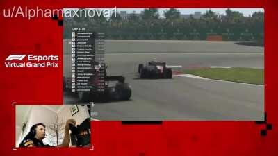 Charles Leclerc deploys a new speedrun strategy during the Chinese Virtual Grand Prix (any%)