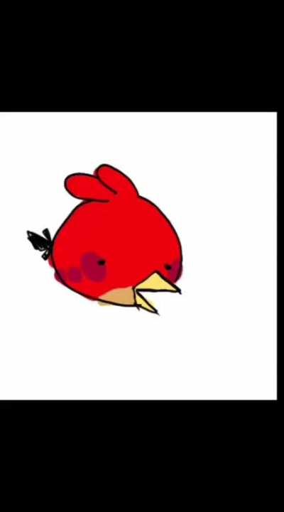 el pajaro rojo, de los angry birds