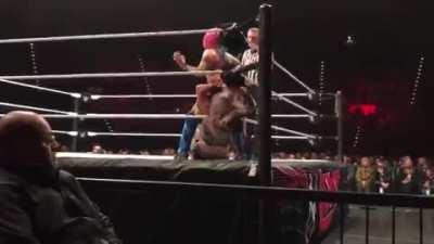 Asuka stinkfaces Dana Brooke