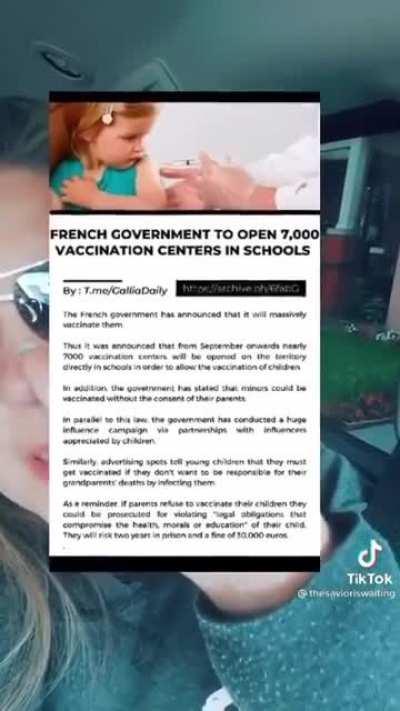 French parents face jail for refusing to inoculate children