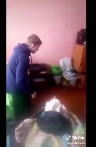 HMFT after I run through a door.