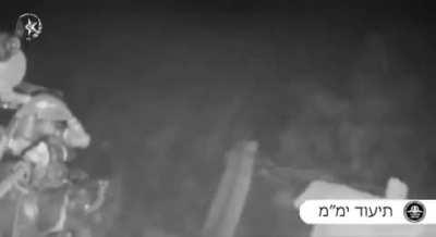 Helmet cam footage from the joint Shin Bet, Yamam and IDF operation to rescue Isreali hostages held in Rafah, southern Gaza (volume warning).