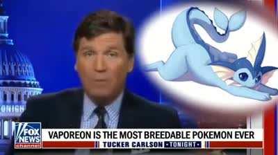 Tucker REALLY likes Vaporeon.