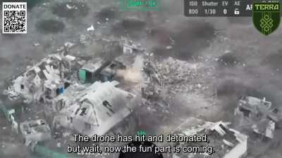 TERRA Ops: We blew up the occupants BMP with an FPV kamikaze drone