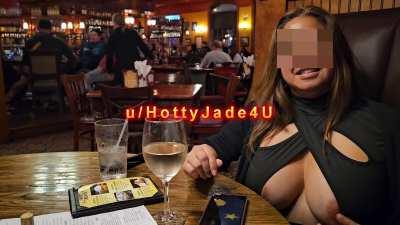 My happy hour BIG Desi titty fun