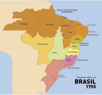 Territorial evolution of Brazil