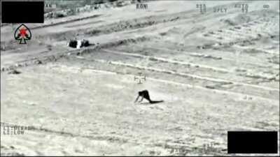 Coalition Airstrike on 2 Taliban Militants