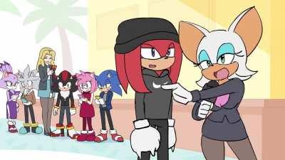 This is why Knuckles is a real brother, bro know what he wants and will get the best girl doing it.