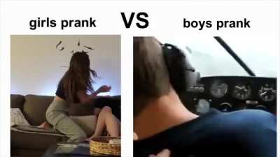 Girls vs boys pranks