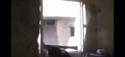 Syrian rebel attempting to take out isis position and pays the price heavily NSFW (no audio)