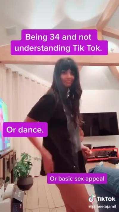 trying to be un-sexy on tiktok but failing