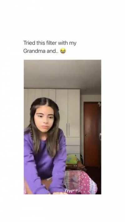 She tried this Filter with her Grandma and...