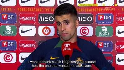 [ENG Subtitles] Joao Cancelo finds out in the post match interview that Nagelsmann has been fired: &quot;I didn't know, [...] The news caught me by surprise&quot;