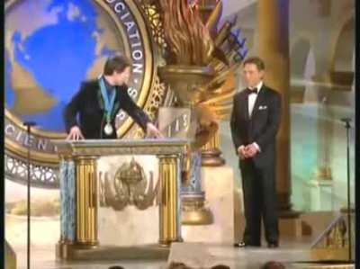 Church Of Scientology tried to take down this video Where Tom Cruise salutes to a portrait of it's Dead Founder.