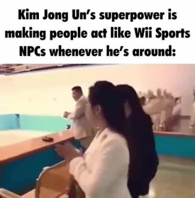 Kim Jong Un is a Wii player