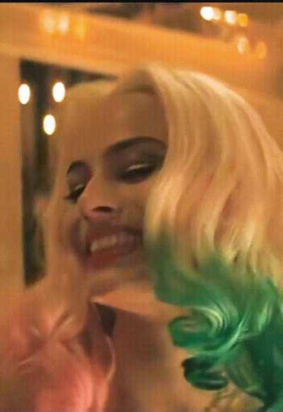 Margot Robbie gets on top you, commanding you to satisfy her or else &quot;Harley&quot; will roughly dominate you for the rest of the night. Could you handle her or will you become her puppy?