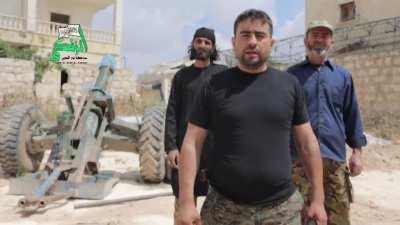 FSA &quot;Hell Cannon&quot; team sets up, engages, and collapses a Hezbollah fighting position in al-Rashideen, Aleppo - 6/7/2015