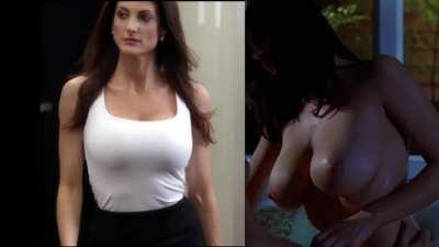 Julia Benson and her all-time great tits in 'Masters of Horror'