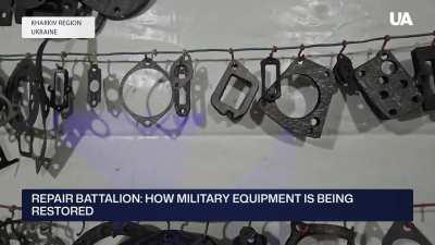 Inside Ukraine's Repair Battalions: Restoring much-needed battlefield equipment. By UATV.