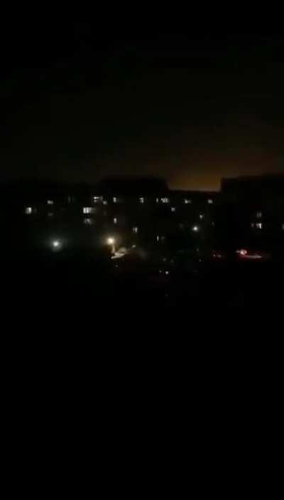 Massive grad barrage in Mariupol, Ukraine by Russian forces