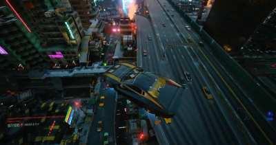 this mod makes me believe that we will be able to drive flying cars in Cyberpunk ORION. UE5 should make things easier for that