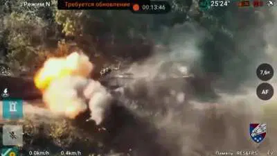 25th Airborne Brigade of Ukraine destroy Russian tank & infantry, Pokrovsky direction. Sept 2024