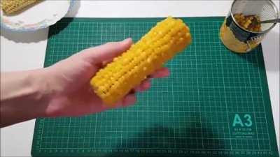 Putting canned kernels back on the cob