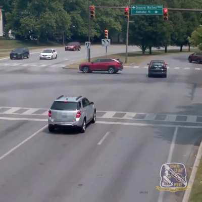 The Howard County PD released this video of near misses in Howard County, Maryland in the last year illustrating how dangerous red-light running can be.