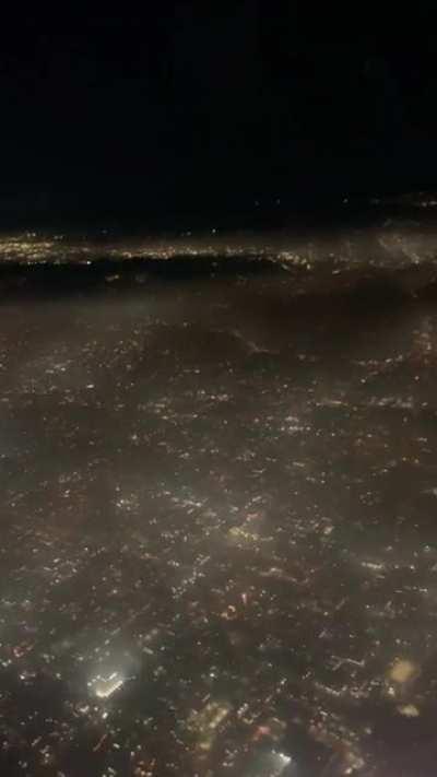 4th of July Fireworks on Approach to LAX