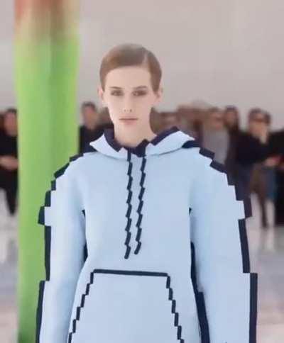 Pixelated clothing [from Loewe SS23 collection]