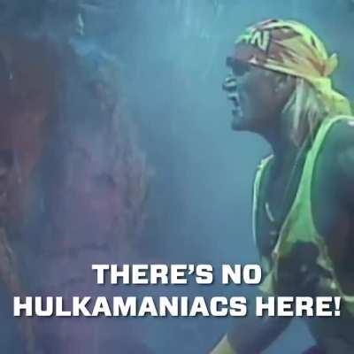 Thowback to when there wasn't Hulkamaniacs there and It wasn't hot.