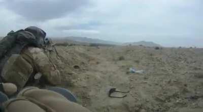 Polish Special Forces overwatching troop in contact, Afghanistan.