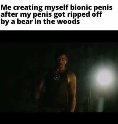 the bear wanted so much seggs it took my penis 😈