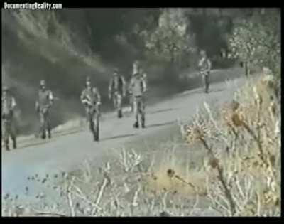 Algerian troops ambushed by Al Qaeda in 2008.