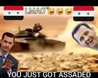 Guys what is happening I’m getting Assad!!!