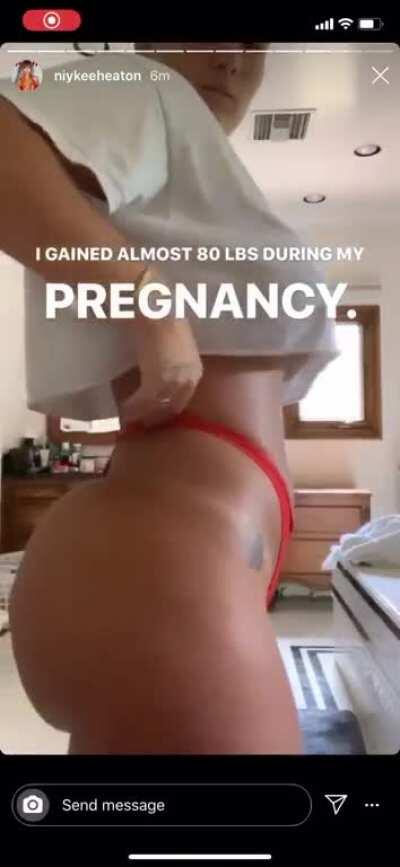 From her IG story