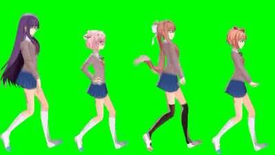 Dokis walking to phonk music.