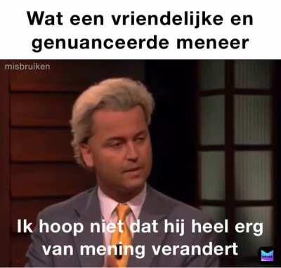 Hij zou nooit iemand beledigen op basis van geloof