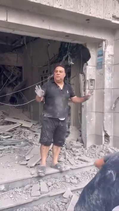 Airstrike aftermath Gaza