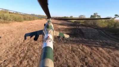 Ukrainian attack helicopter pilot 