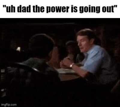 When the power goes out