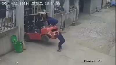 Typical Forklift Accident